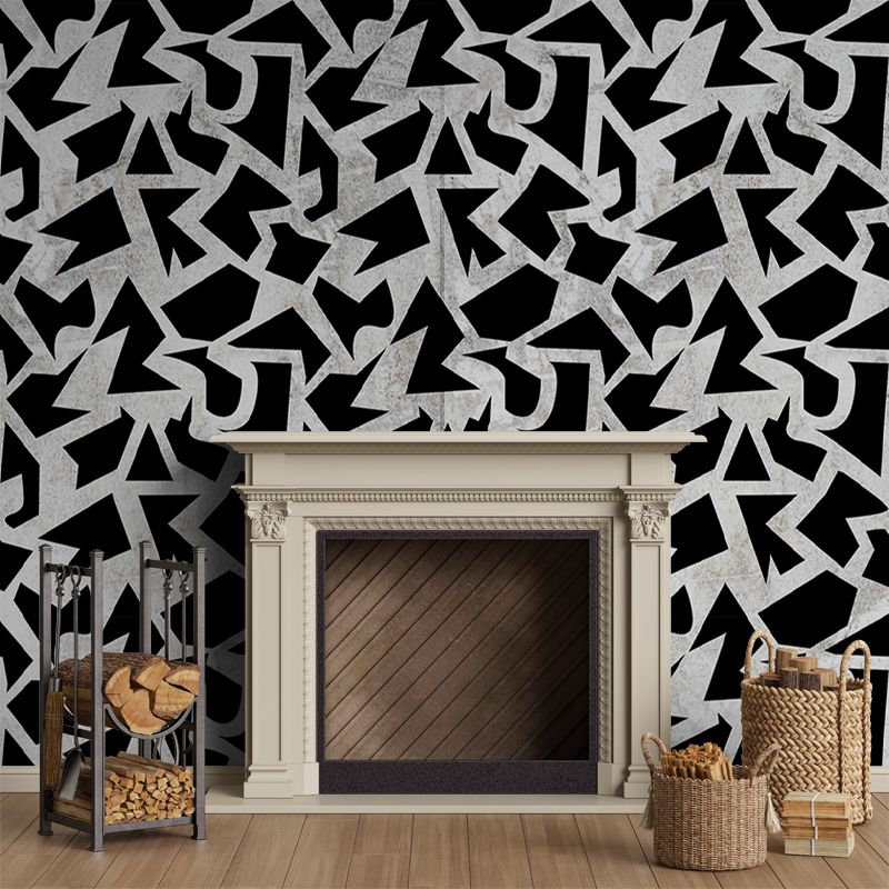 Geometric-Grunge-Light_tapet_vladila_4