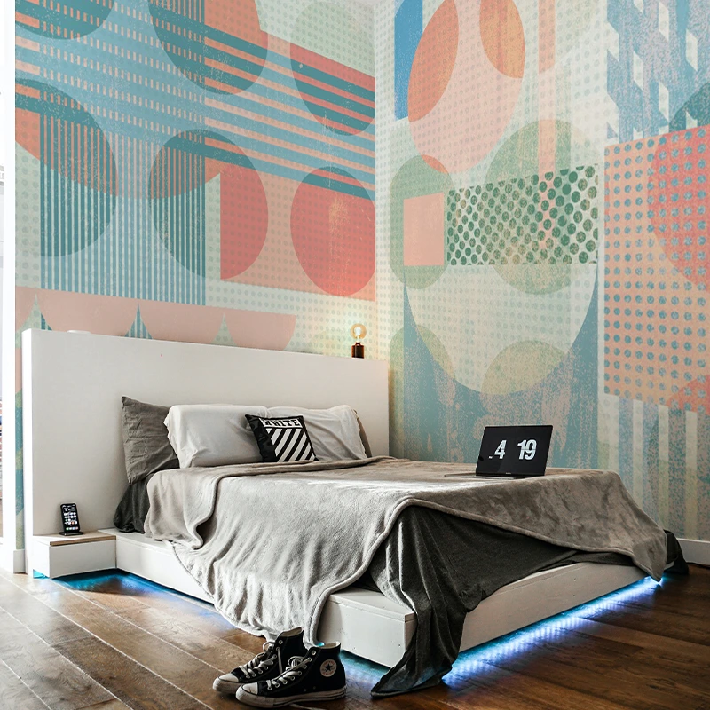 Tapet-personalizat_Bonbon_dormitor