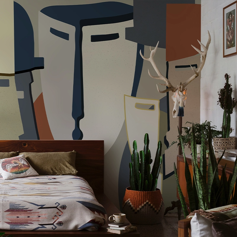 Tapet-personalizat_Le-savoir_dormitor-living