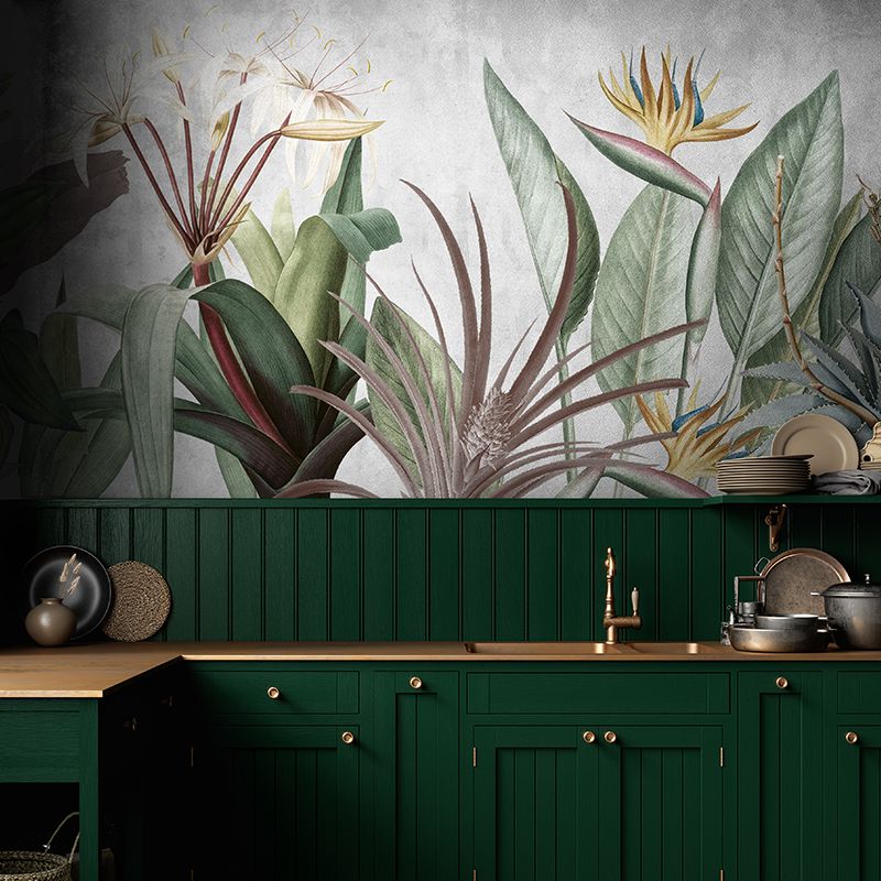 tapet-elegant-flora-tapet-bucatarie